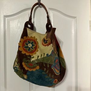 Lucky brand hobo vintage leather purse